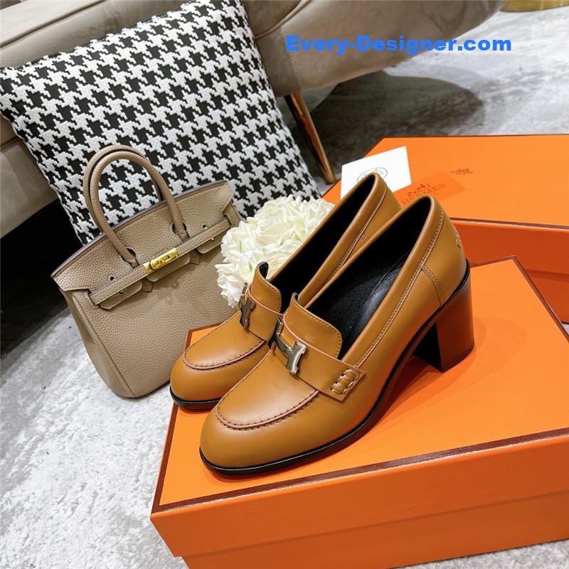 H**me5 dauphine mid heel mules