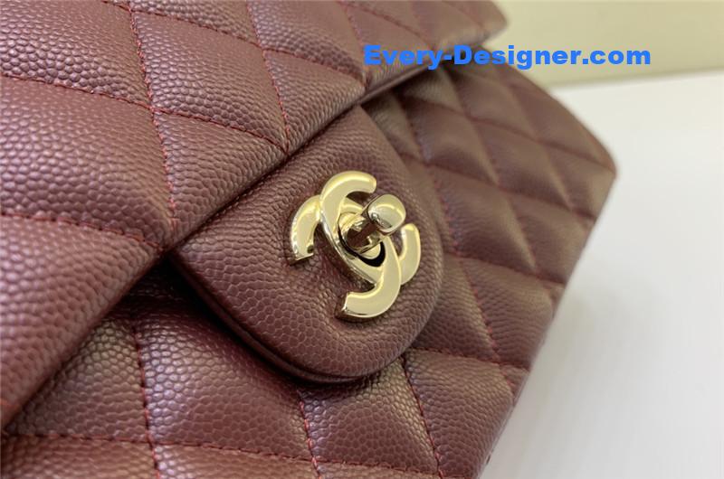 Chanel classic cf 2.55 burgundy bag