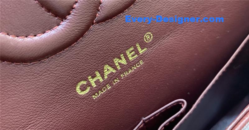 Chanel classic cf 2.55 burgundy bag