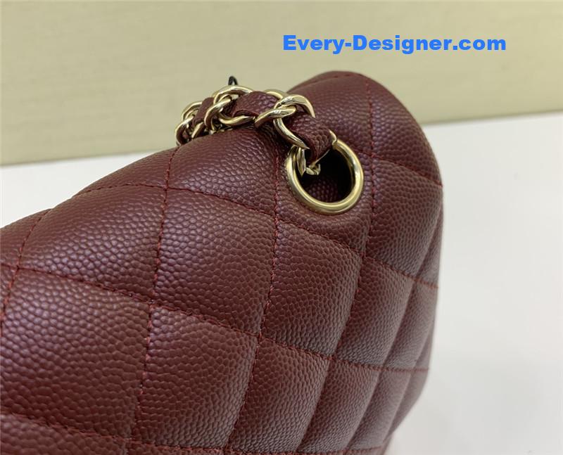 Chanel classic cf 2.55 burgundy bag