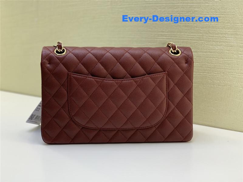 Chanel classic cf 2.55 burgundy bag