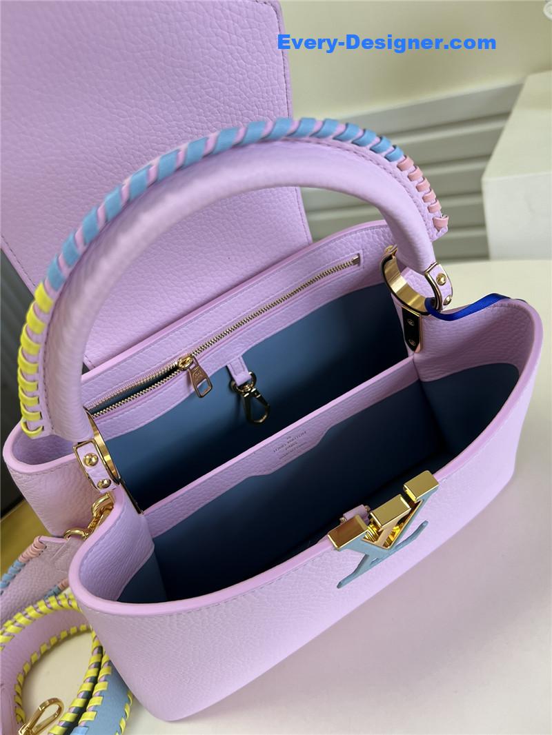 louis vuitton lv capucines mm taurillon leather bag