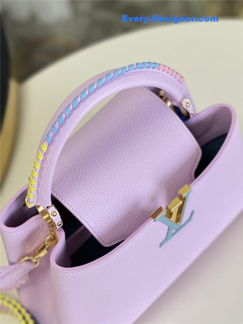 louis vuitton lv capucines mm taurillon leather bag