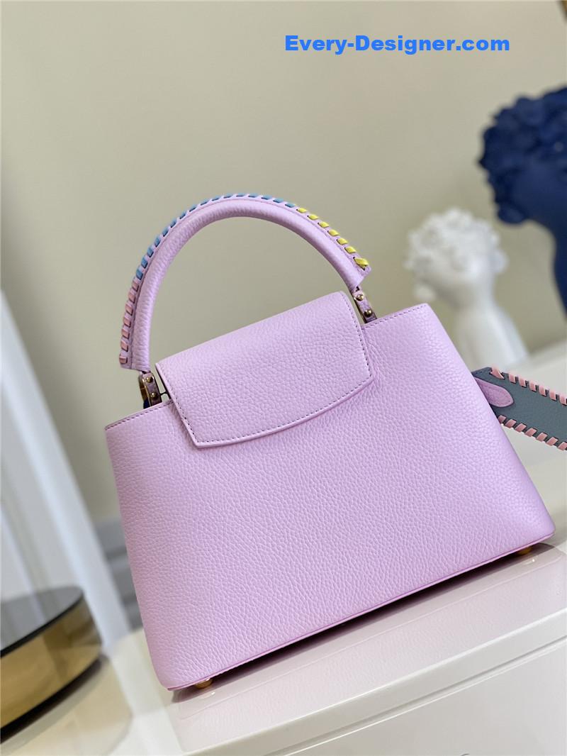 louis vuitton lv capucines mm taurillon leather bag