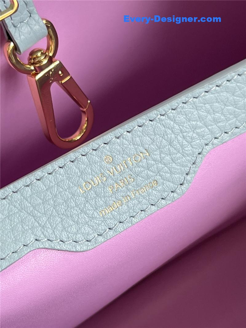 louis vuitton lv capucines mm taurillon leather bag