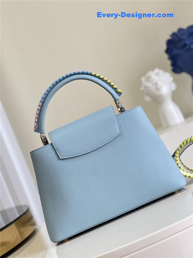 louis vuitton lv capucines mm taurillon leather bag