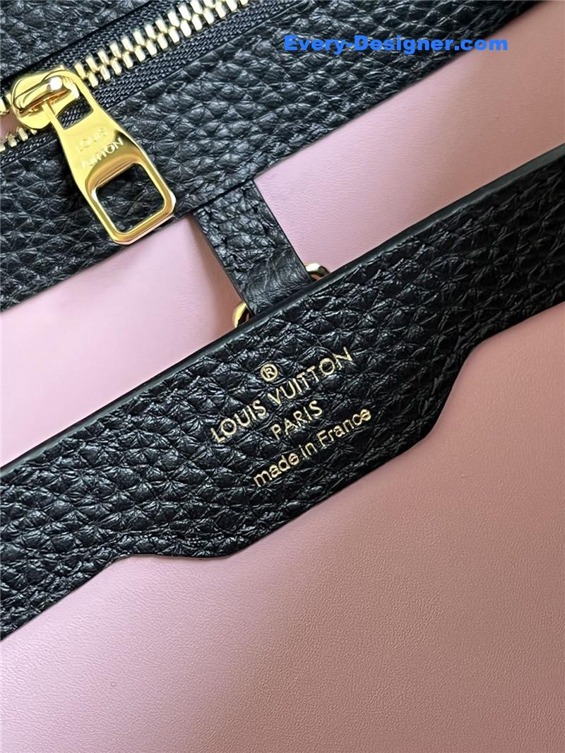 louis vuitton lv capucines mm taurillon leather bag
