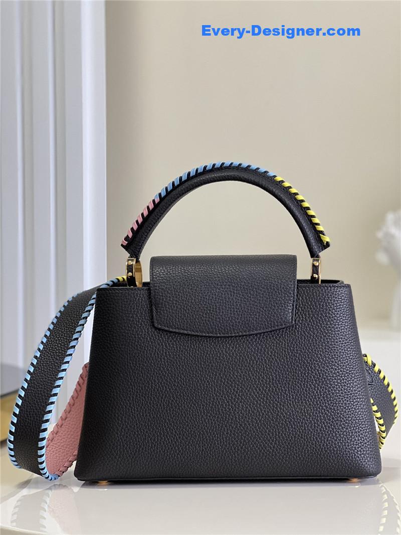 louis vuitton lv capucines mm taurillon leather bag