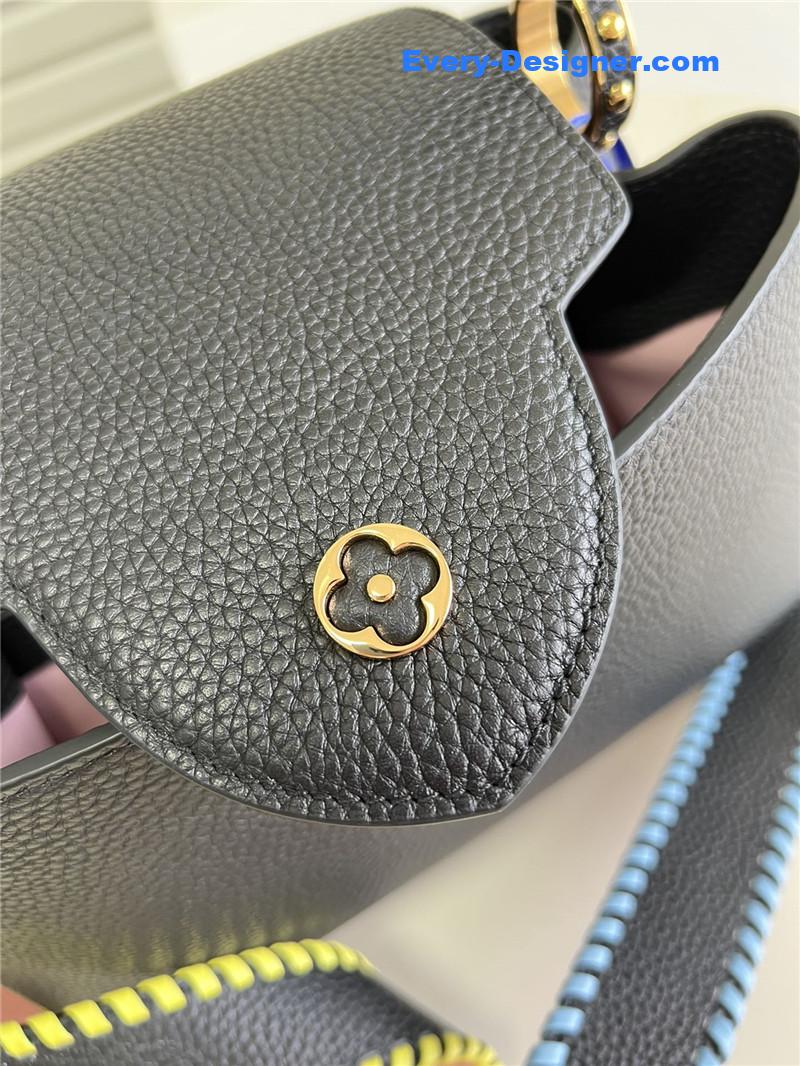 louis vuitton lv capucines mm taurillon leather bag