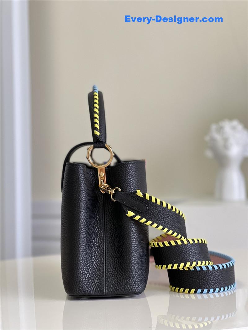 louis vuitton lv capucines mm taurillon leather bag