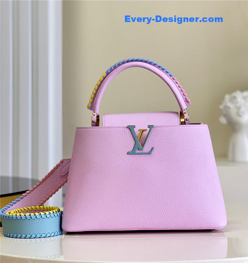 louis vuitton lv capucines mm taurillon leather bag