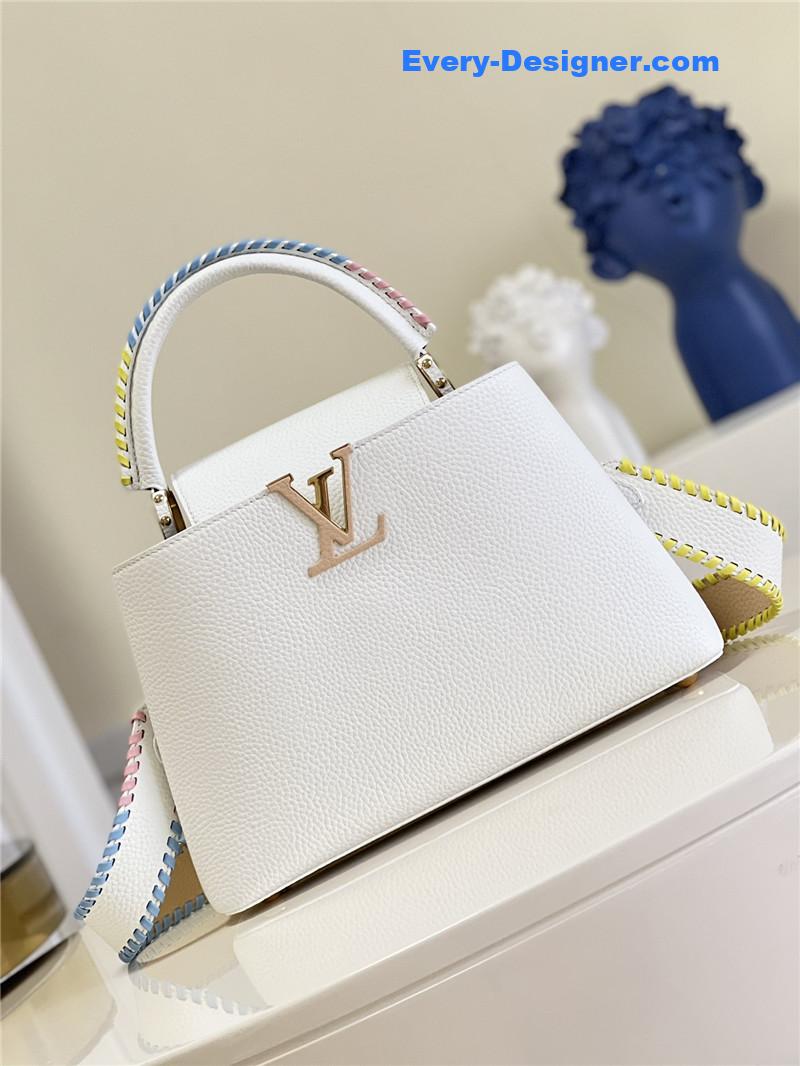 louis vuitton lv capucines mm taurillon leather bag
