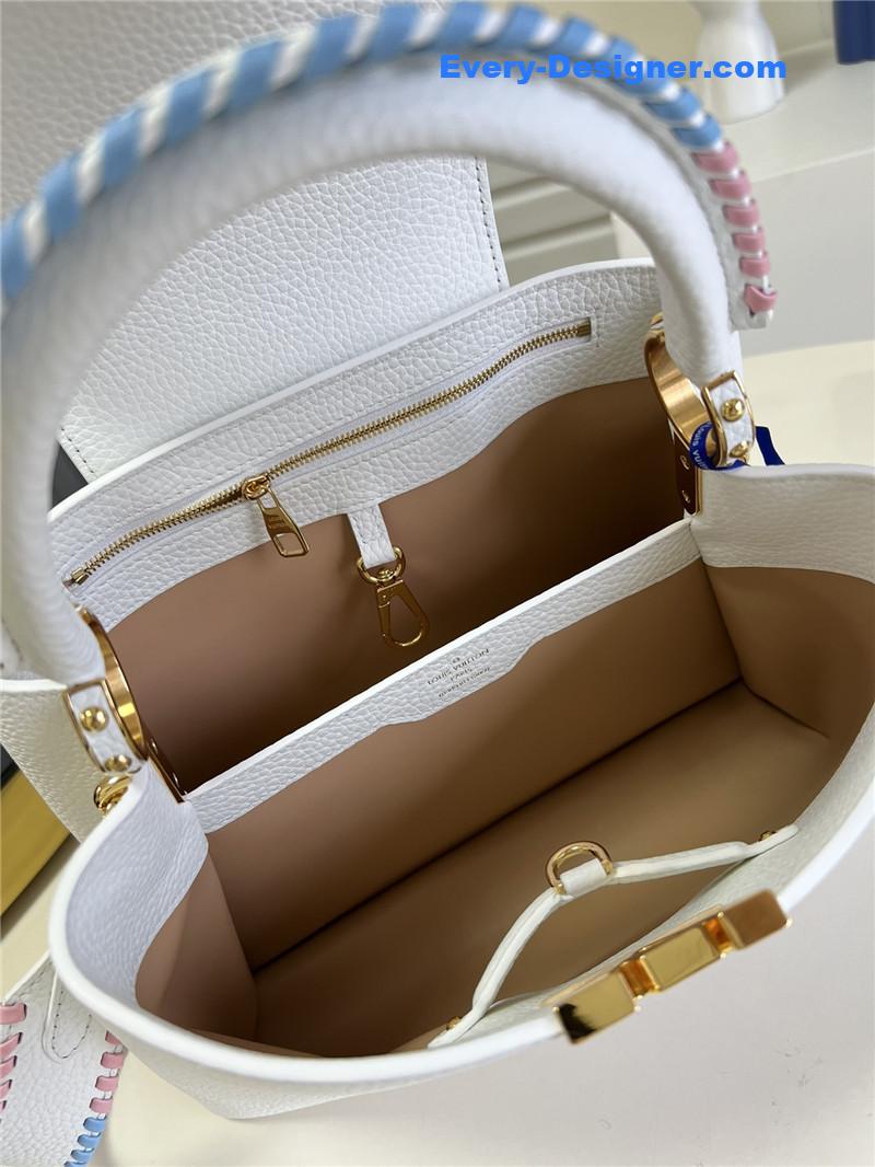 louis vuitton lv capucines mm taurillon leather bag