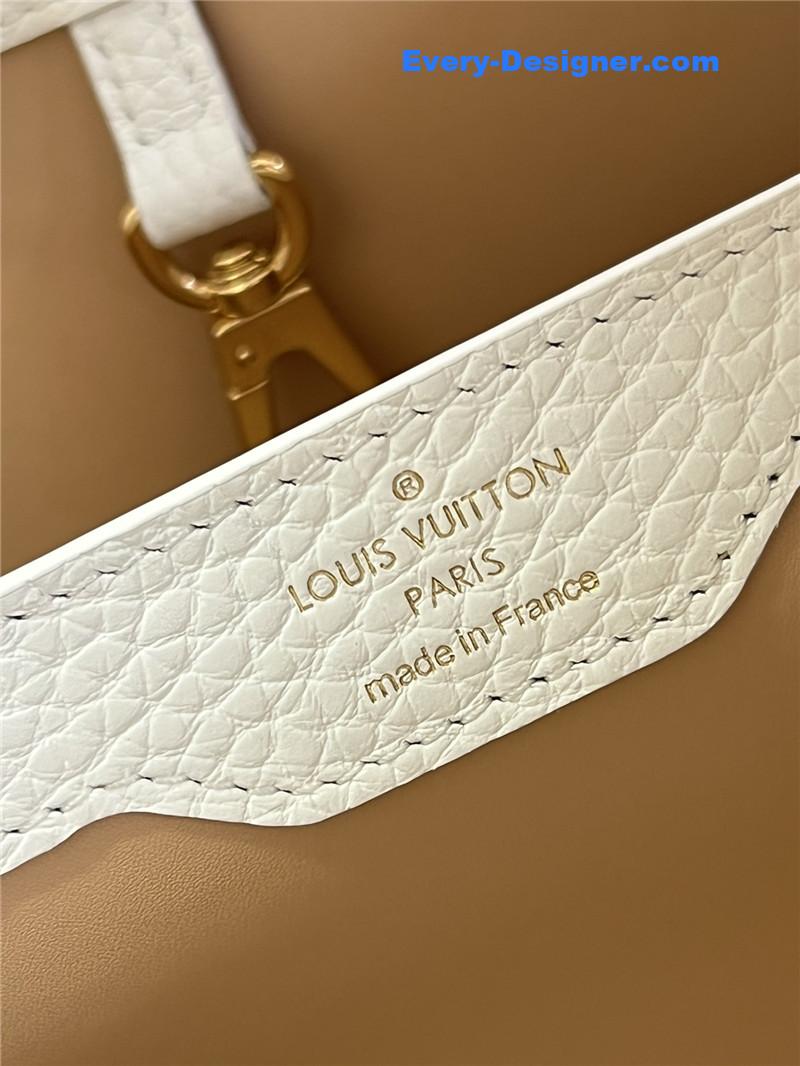 louis vuitton lv capucines mm taurillon leather bag