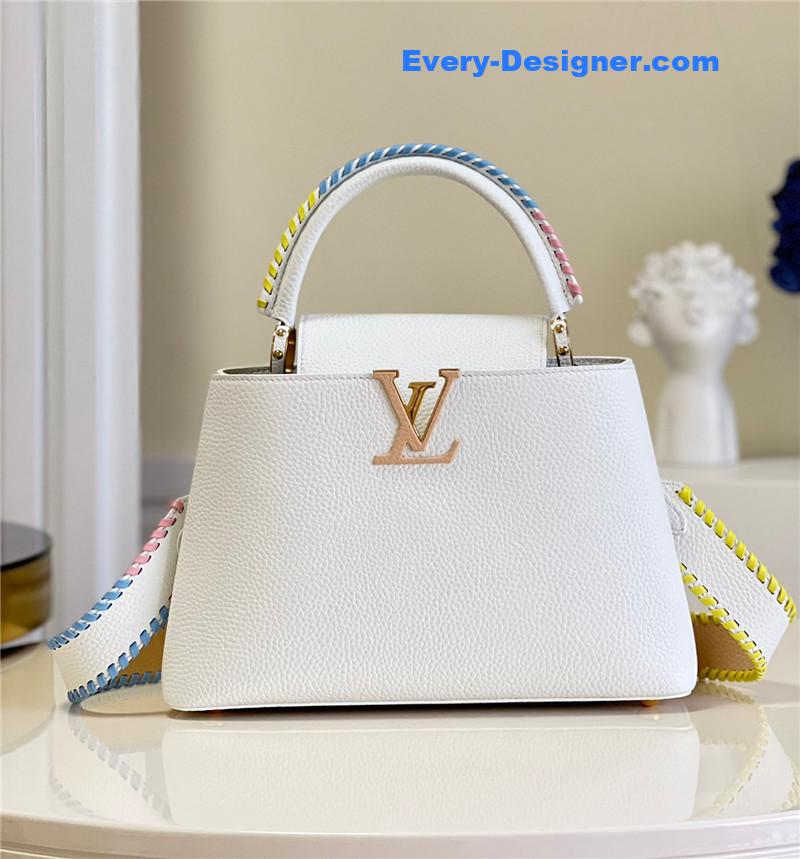 louis vuitton lv capucines mm taurillon leather bag