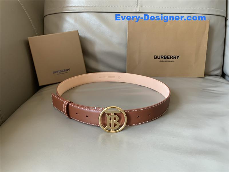 burberry B buckle belt