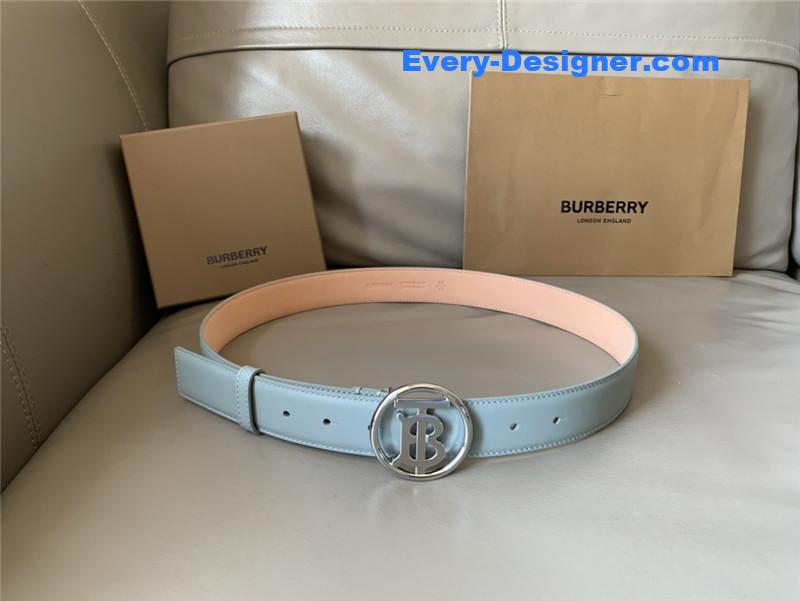burberry B buckle belt