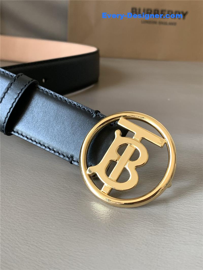 burberry B buckle belt