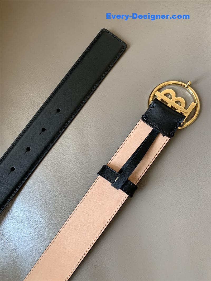 burberry B buckle belt