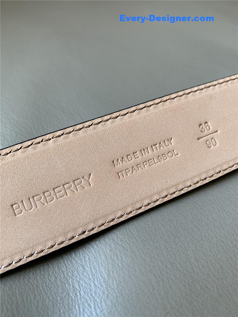 burberry B buckle belt