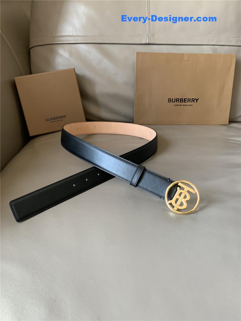 burberry B buckle belt
