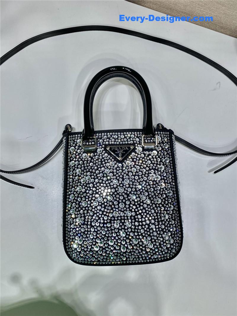 Pra*a crystal tote bag