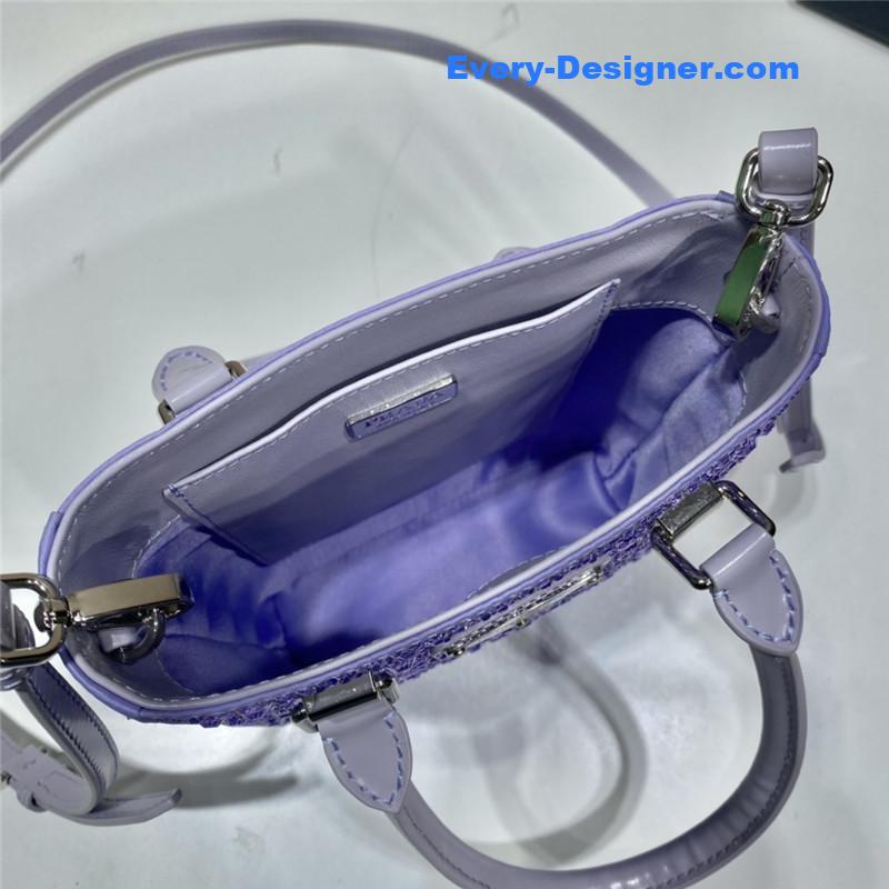 Pra*a crystal tote bag