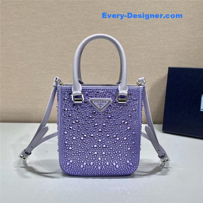 prada crystal tote bag