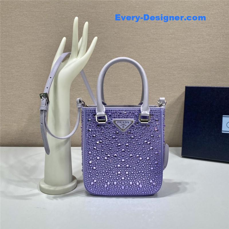 Pra*a crystal tote bag