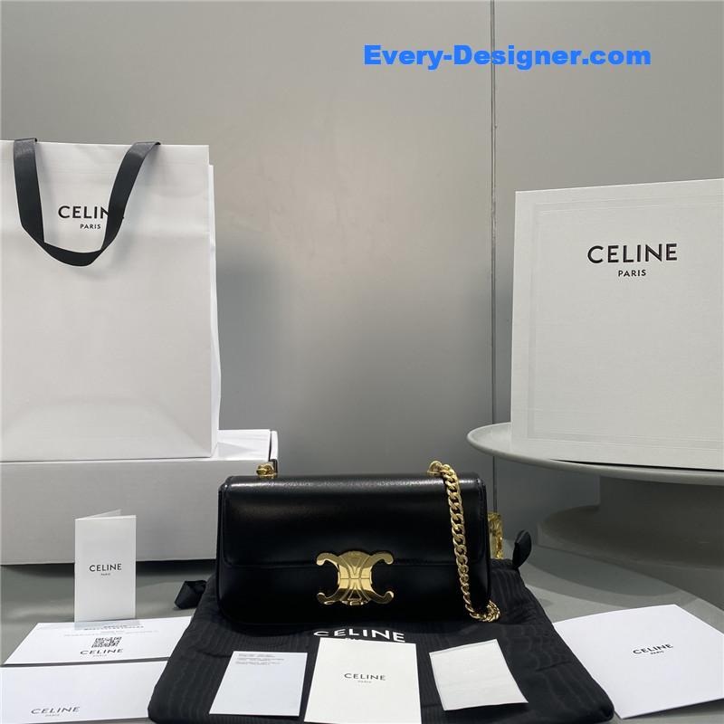 Ce1i*e triomphe chain shoulder bag small