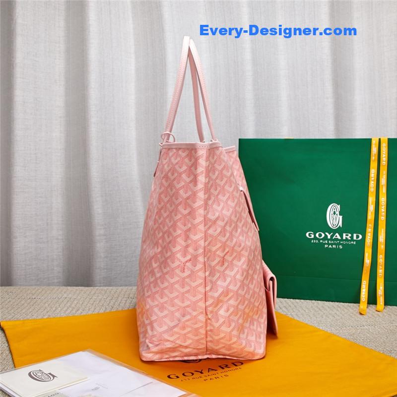 goyard pink large shopping bag