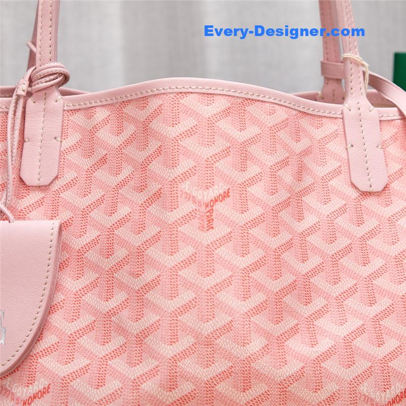 goyard pink large shopping bag