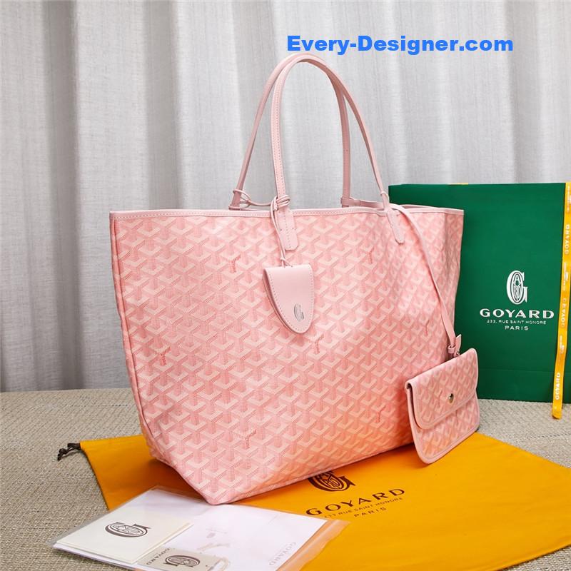 goyard pink large shopping bag