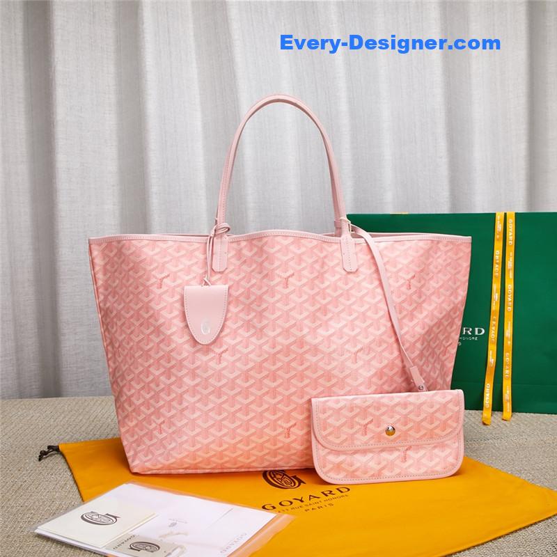 goyard pink large shopping bag