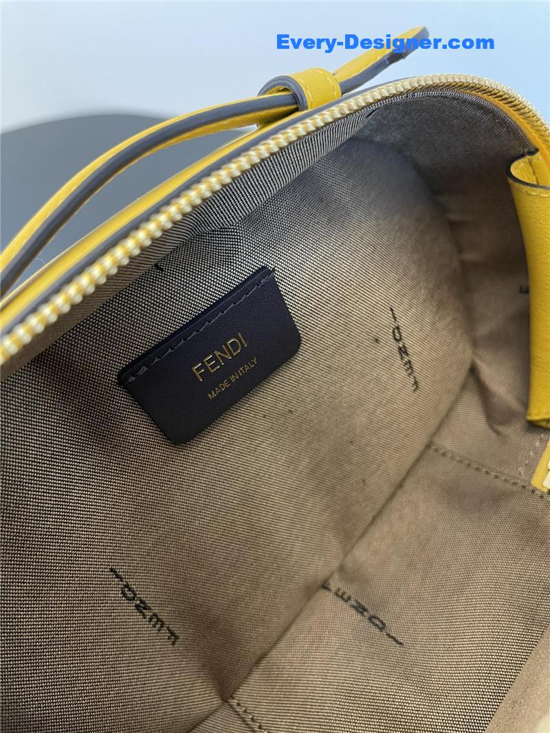 F**di logo suede camera bag