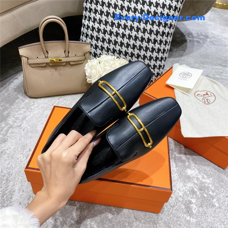 H**me5 muller flat shoes