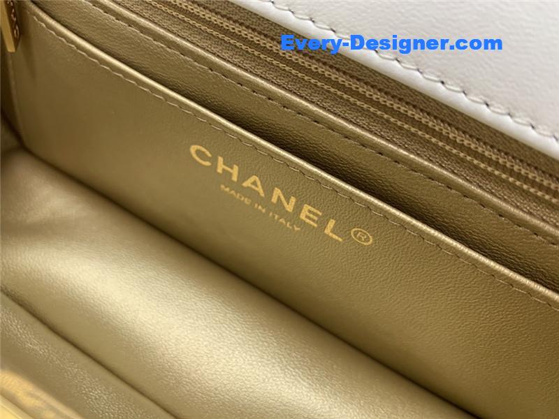 Ch**el flap bead chain bag