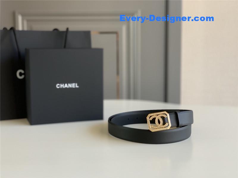 Chanel logo classic belt