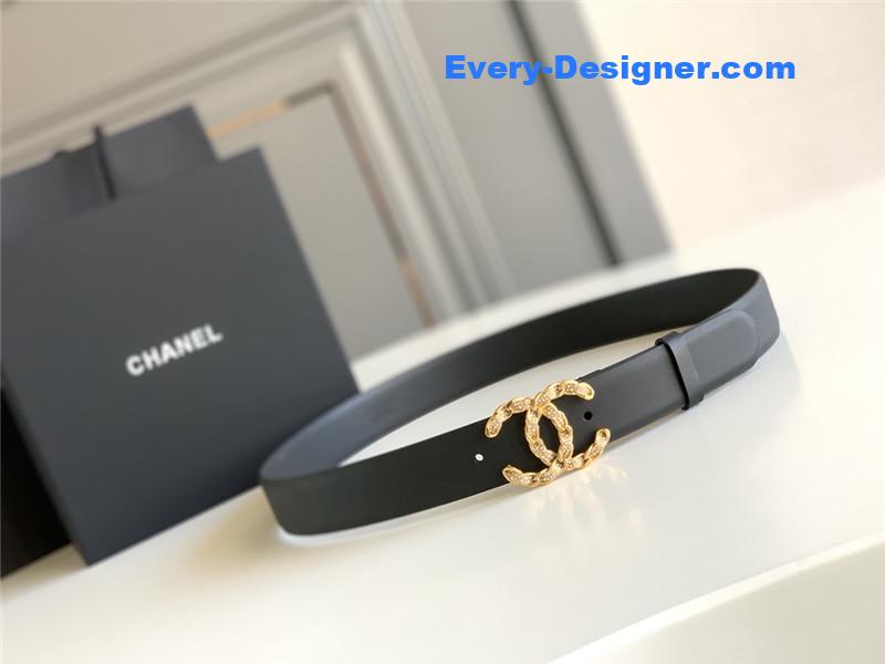 Chanel logo classic belt
