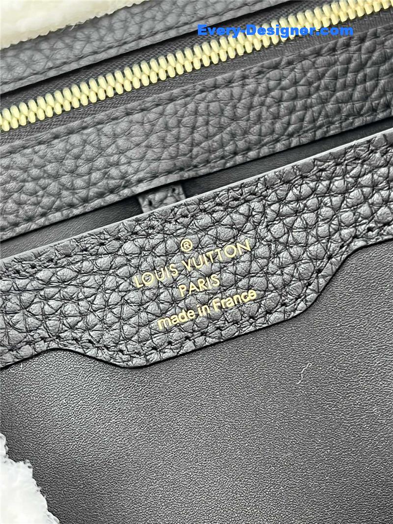 louis vuitton lv capucines mm taurillon leather bag