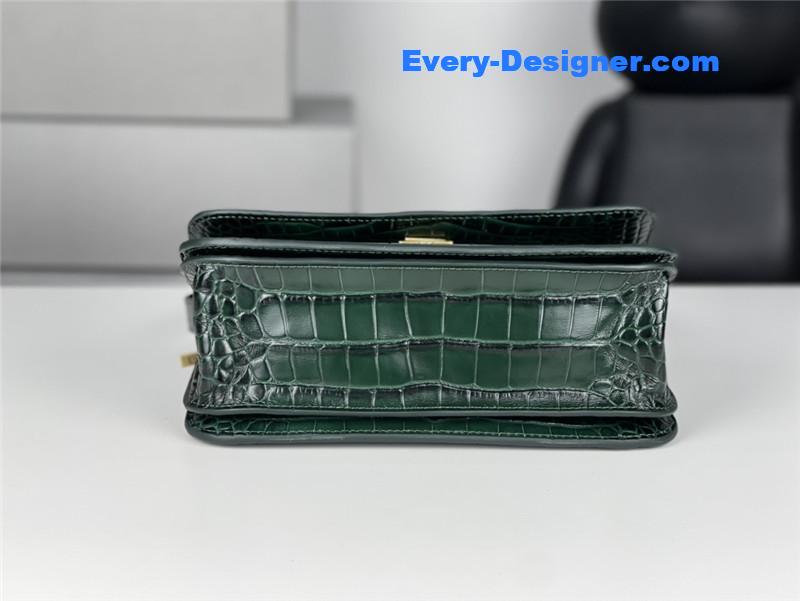 Ba1en*iaga gossip small bag crocodile