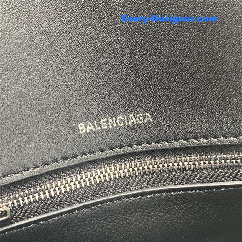 Ba1en*iaga hourglass bag white