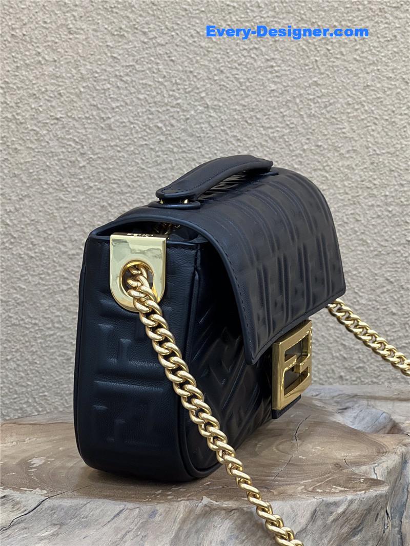 F**di classic embossed baguette bag