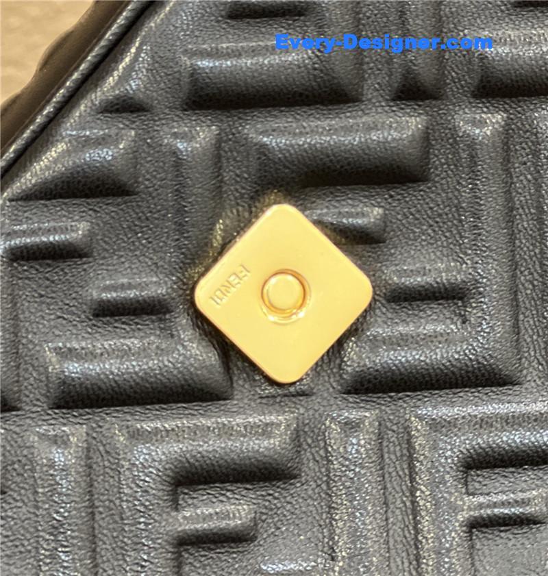 F**di classic embossed baguette bag