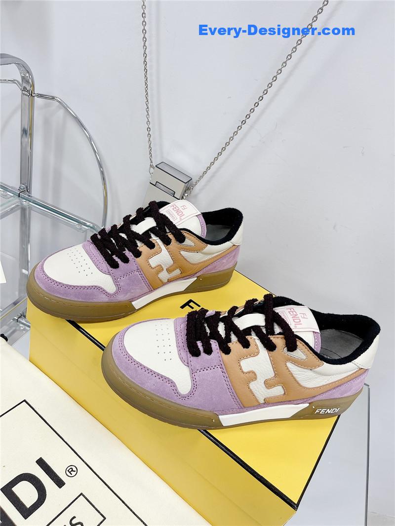 fendi match basketball sneakers