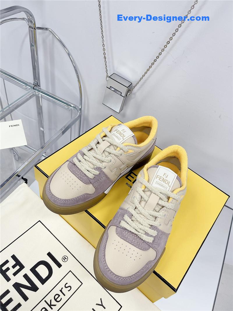 fendi match basketball sneakers