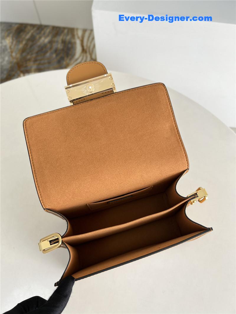 louis vuitton lv dauphine small white monogram canvas bag