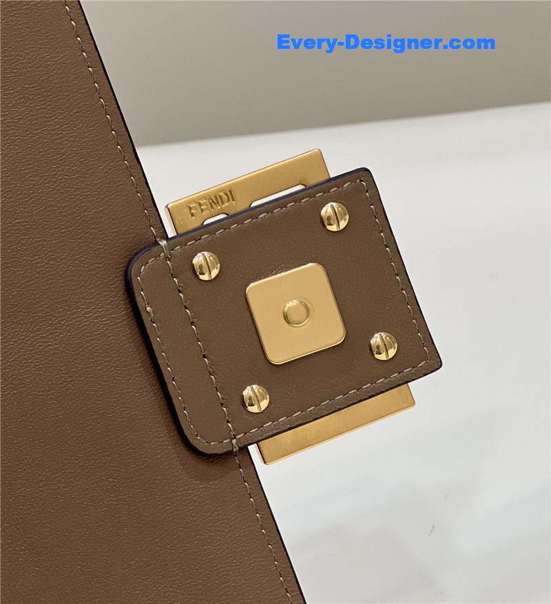 F**di classic embossed baguette bag