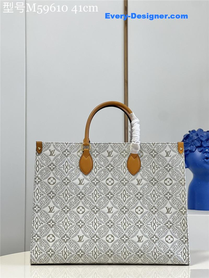 louis vuitton lv onthego large canvas bag