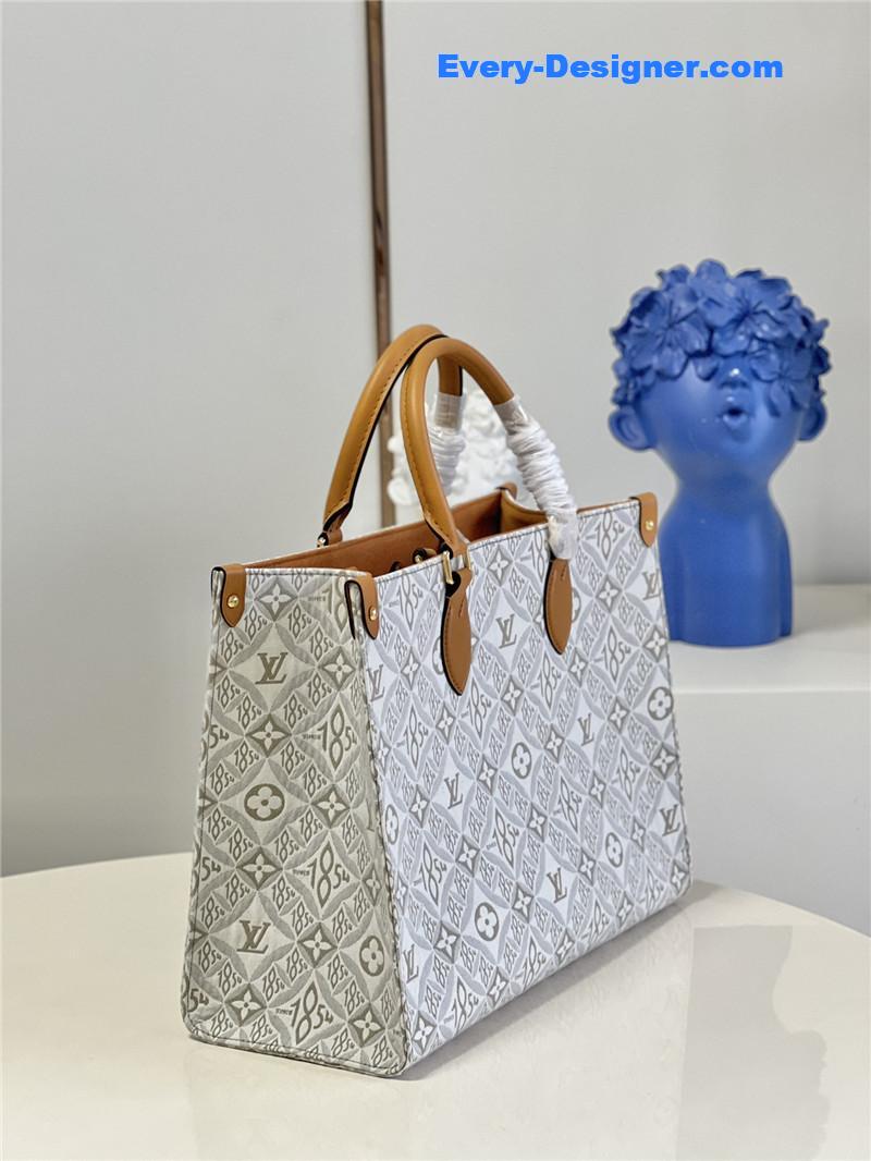 louis vuitton lv onthego mm canvas bag